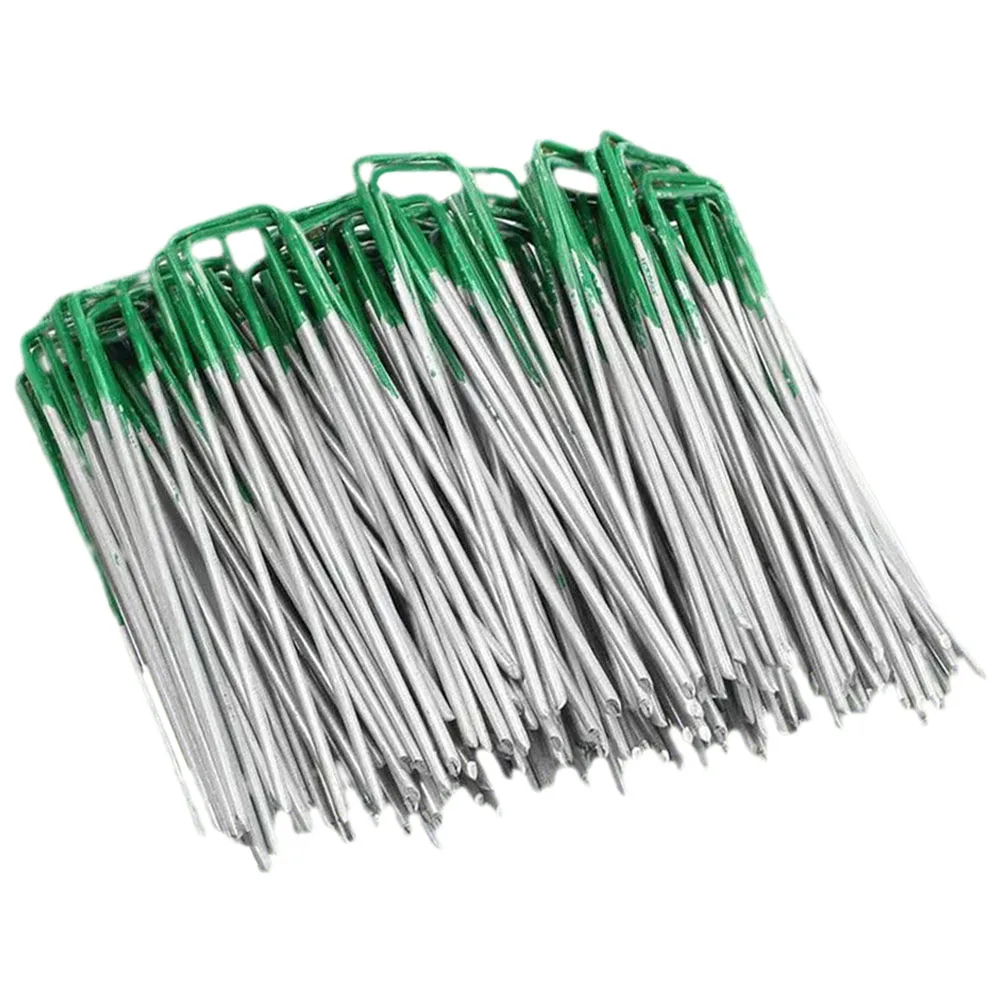 50pcs Lawn Nails U shaped Galvanized Wire Artificial Grass Fixing Screws Garden Pegs Tent Ground Stakes Landscape Camping
50pcs Lawn Nails U shaped Galvanized Wire Artificial Grass Fixing Screws Garden Pegs Tent Ground Stakes Landscape Camping