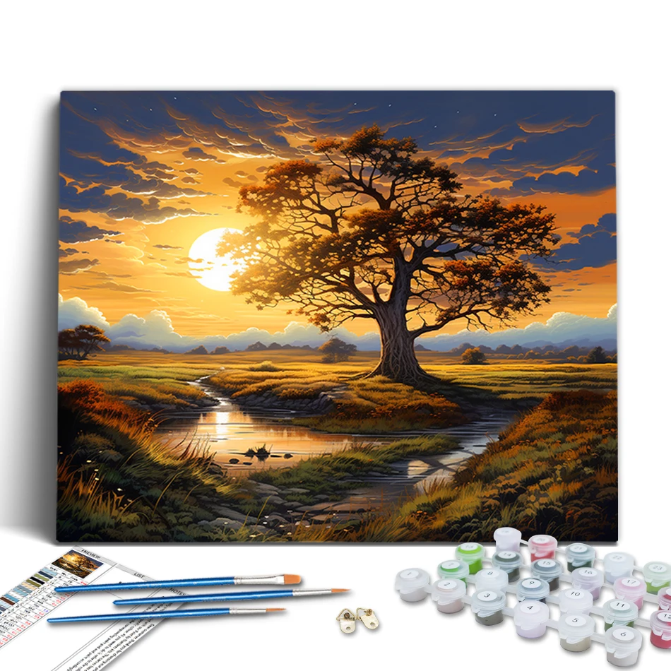 RUOPOTY Paint By Numbers Landscape tree Acrylic On Canvas Adults Crafts Paintings On Number Handmade Modern Paintings Wall Decor
RUOPOTY Paint By Numbers Landscape tree Acrylic On Canvas Adults Crafts Paintings On Number Handmade Modern Paintings Wall Decor