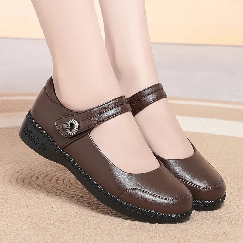 Big Size 35-42 Breathable Comfortable Shallow Genuine Leather Shoes Women Platform Shoes 2026 Spring Casual Mary Janes Office
Big Size 35-42 Breathable Comfortable Shallow Genuine Leather Shoes Women Platform Shoes 2026 Spring Casual Mary Janes Office