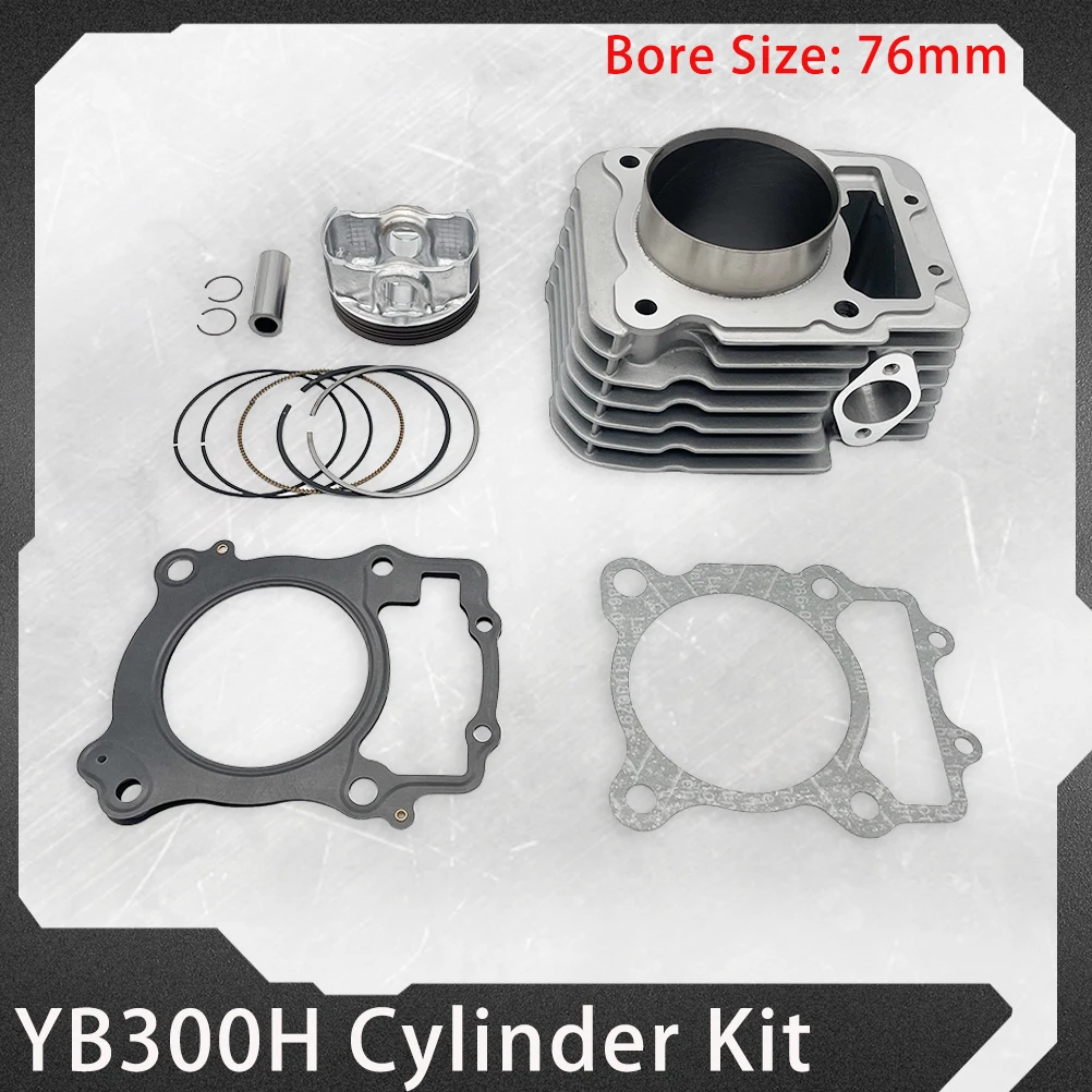 YB300H Cylinder Kit Motorcycle Engine Accessories For LONCIN KEWS K23 HENGJIAN S7 Cylinder Block Cylinder Gasket Piston Ring Kit
YB300H Cylinder Kit Motorcycle Engine Accessories For LONCIN KEWS K23 HENGJIAN S7 Cylinder Block Cylinder Gasket Piston Ring Kit