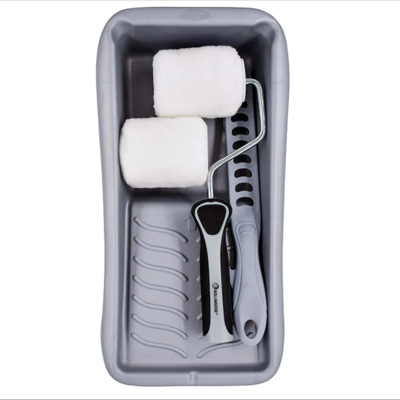 ROLLINGDOG Small Paint Roller Kit - 3" Paint Roller Cover, Frame with Tray, Paint Stir Bar Tool for Wall Ceiling Edge Painting
ROLLINGDOG Small Paint Roller Kit - 3" Paint Roller Cover, Frame with Tray, Paint Stir Bar Tool for Wall Ceiling Edge Painting