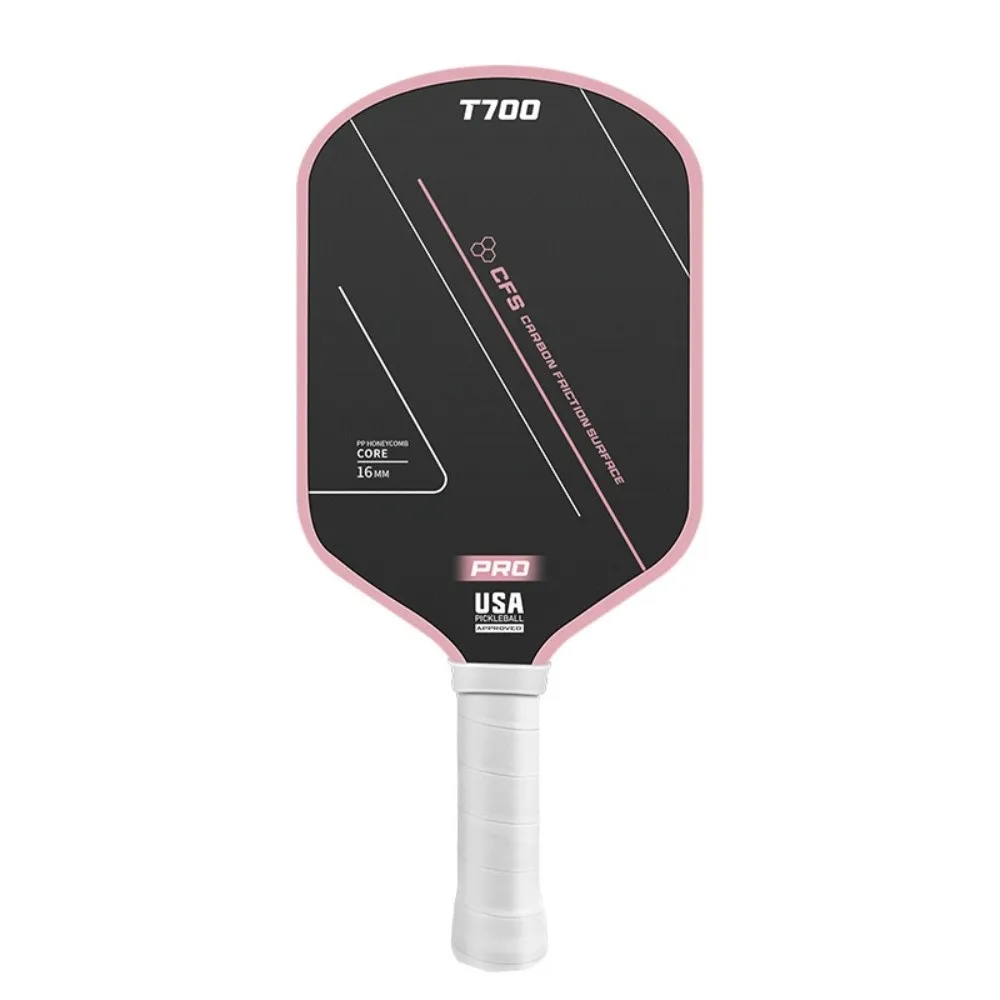 T700 Pickleball Paddle Carbon Fiber Frosted Surface Pickle Ball Paddle Lightweight High-quality Game Supplies for Men Women
T700 Pickleball Paddle Carbon Fiber Frosted Surface Pickle Ball Paddle Lightweight High-quality Game Supplies for Men Women
