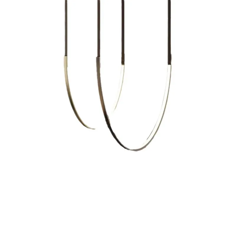 Stainless steel, minimalist, belt chandelier, restaurant, duplex building, exhibition hall with high chandelier
Stainless steel, minimalist, belt chandelier, restaurant, duplex building, exhibition hall with high chandelier
