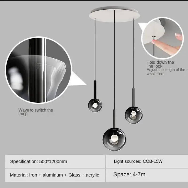 Italian Minimalist Bedroom Bedside Lamp Designer Luxurious Adjustable Atmosphere Pendant Light Hand Swept Sensor Light Maytoni
Italian Minimalist Bedroom Bedside Lamp Designer Luxurious Adjustable Atmosphere Pendant Light Hand Swept Sensor Light Maytoni