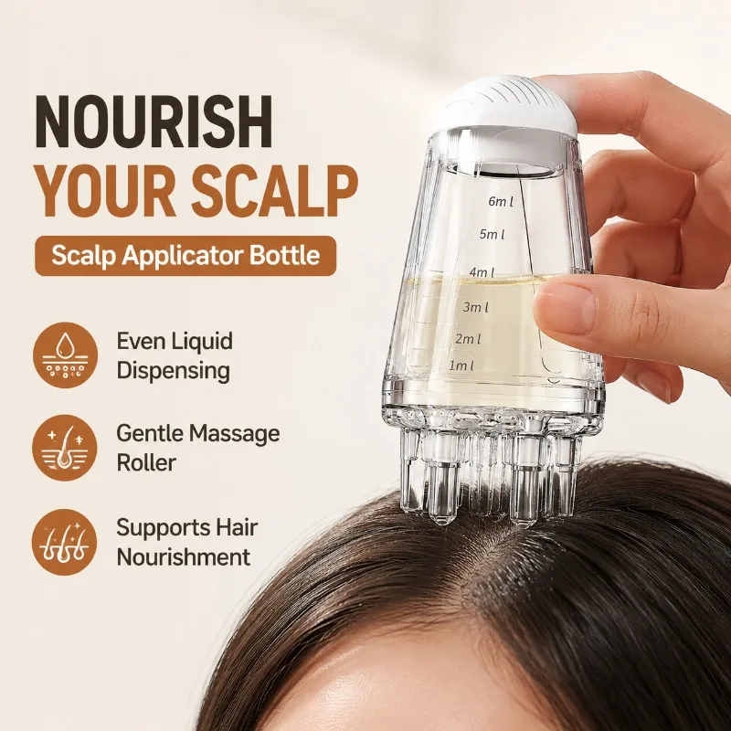 Scalp Liquid Applicator Roller Ball Essential Oil Smear Comb Nutrient Guide Device Hair Nourishing Fluid Distributor Portable
Scalp Liquid Applicator Roller Ball Essential Oil Smear Comb Nutrient Guide Device Hair Nourishing Fluid Distributor Portable