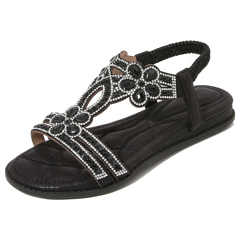 2024 New Women's Flat Shoes Bohemian Ethnic Style Floral Rhinestone Comfortable Versatile Open-Toe Women's Flat Heel Shoes
2024 New Women's Flat Shoes Bohemian Ethnic Style Floral Rhinestone Comfortable Versatile Open-Toe Women's Flat Heel Shoes