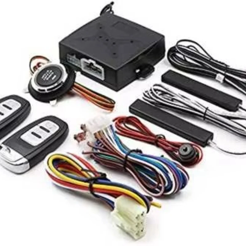 Universal Auto Start Stop Keyless Entry System Engine Start Alarm System Push One-button Start System Remote Car Accessories
Universal Auto Start Stop Keyless Entry System Engine Start Alarm System Push One-button Start System Remote Car Accessories