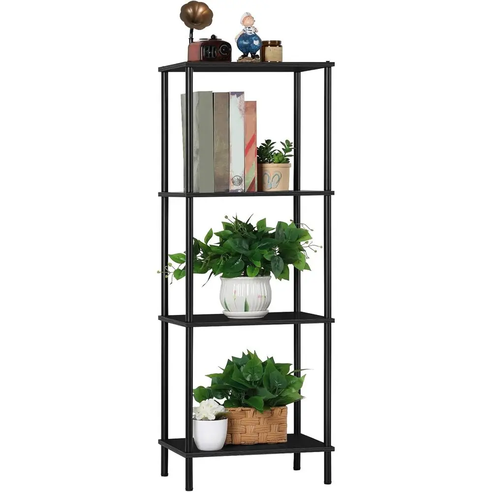 Narrow Tall Black 4 Tier Wooden Metal Modern Plant Flower Display Stand Rack with Storage for Living Room Bedroom Bathroom
Narrow Tall Black 4 Tier Wooden Metal Modern Plant Flower Display Stand Rack with Storage for Living Room Bedroom Bathroom