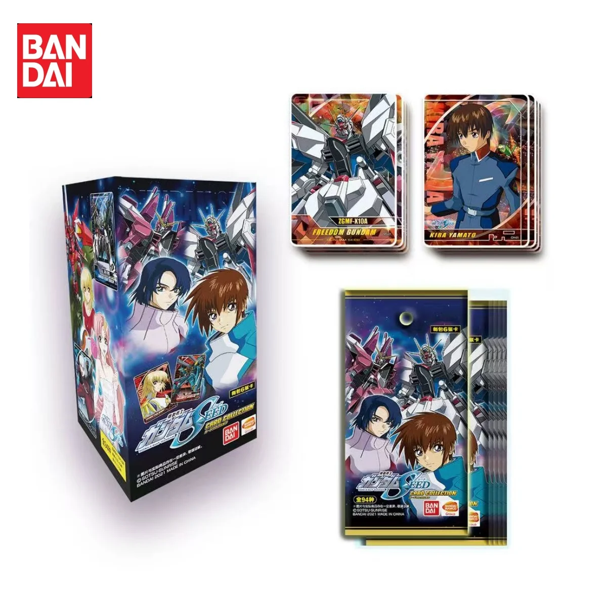 Bandai Genuine Mobile Suit Gundam Series Seed Card Collection Anime Character Super Popular Animated Cards Kids Toys and Gifts
Bandai Genuine Mobile Suit Gundam Series Seed Card Collection Anime Character Super Popular Animated Cards Kids Toys and Gifts