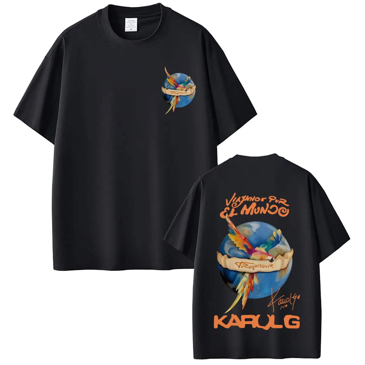 Hot Sale Karol G Viajando Por El Mundo Tropitour 2026 T Shirts Men Women Fashion Oversized Streetwear Male Vintage T-shirt Tops
Hot Sale Karol G Viajando Por El Mundo Tropitour 2026 T Shirts Men Women Fashion Oversized Streetwear Male Vintage T-shirt Tops