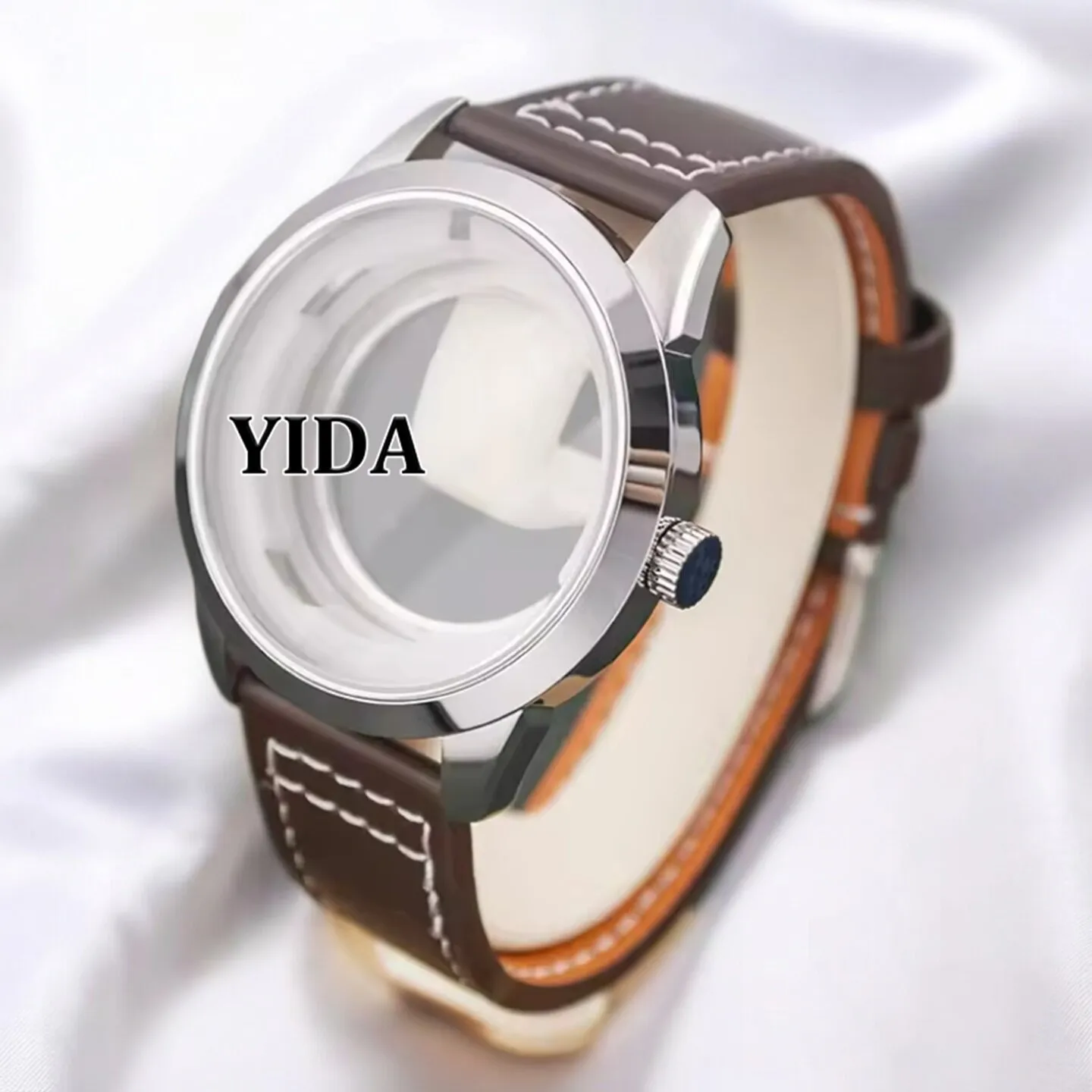 for Mark XX Case 42.7mm Watch Case Genuine Leather Band 316L Stainless Steel 5ATM Waterproof fit NH35 NH36 Movement Accessories
for Mark XX Case 42.7mm Watch Case Genuine Leather Band 316L Stainless Steel 5ATM Waterproof fit NH35 NH36 Movement Accessories