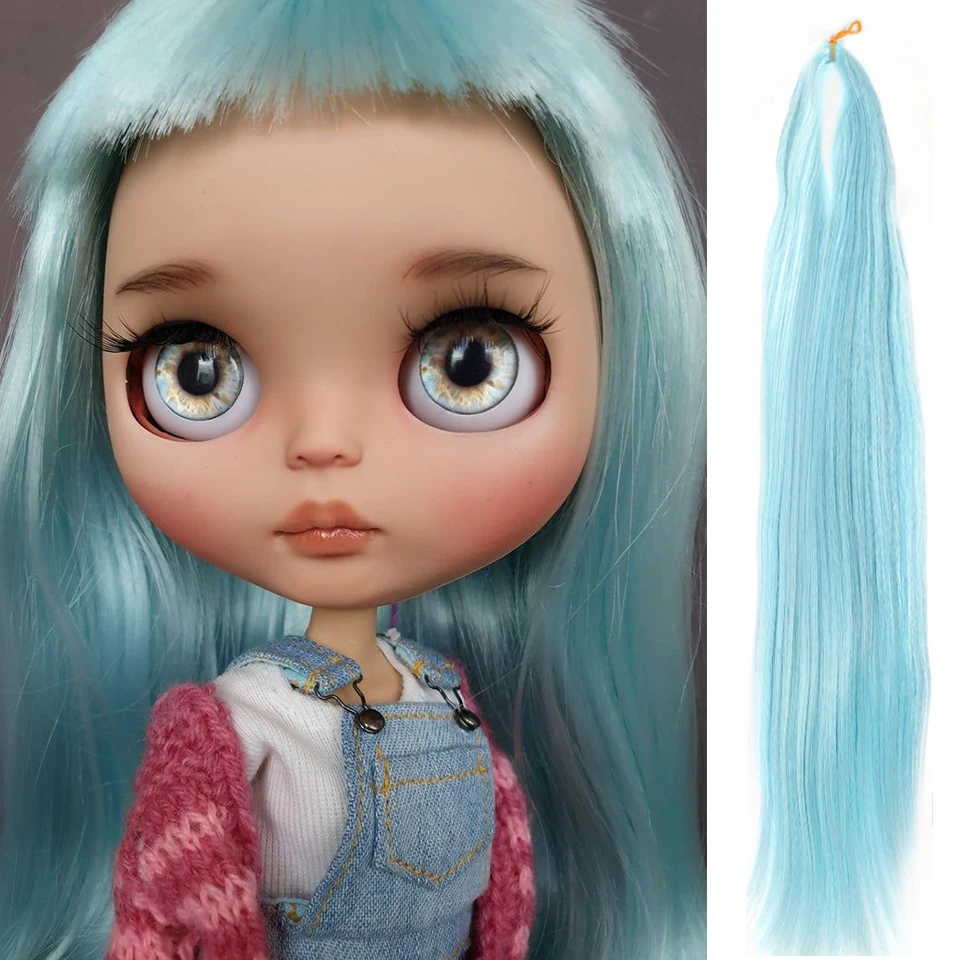 BJD Doll Hair Milk Silk Synthetic Hand-crocheted Hair Transplant Material Blue Purple 1/3 1/4 1/6 Blyth Hair Doll Accessories
BJD Doll Hair Milk Silk Synthetic Hand-crocheted Hair Transplant Material Blue Purple 1/3 1/4 1/6 Blyth Hair Doll Accessories