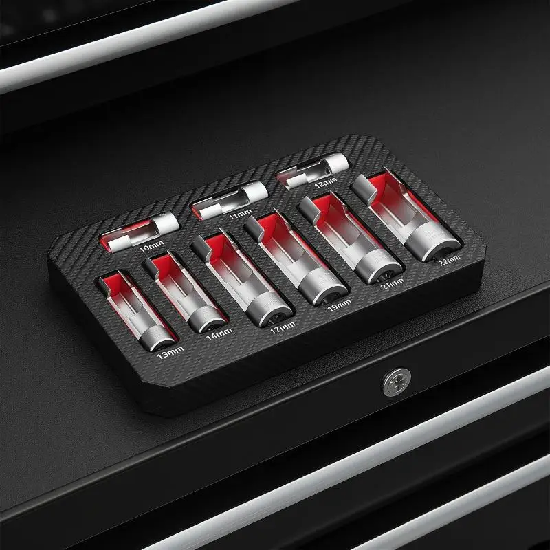 9Pcs Automotive O2 Oxygens Sensors Socket Offset Wrench Remover Tool And Thread Chasers Tool 10-22mm
9Pcs Automotive O2 Oxygens Sensors Socket Offset Wrench Remover Tool And Thread Chasers Tool 10-22mm