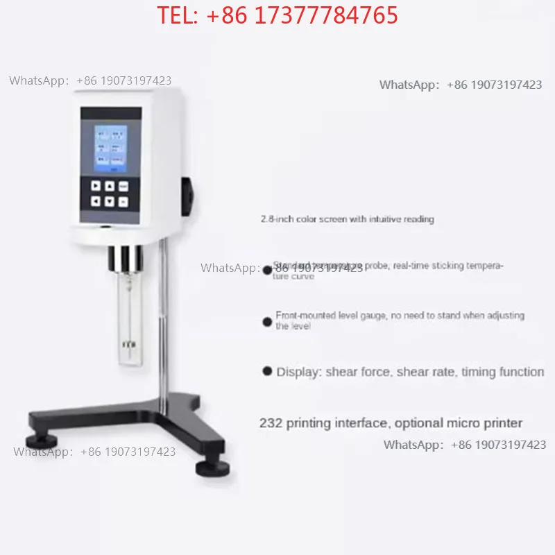 NDJ-8S NDJ-5S NDJ-9S Rotary Digital Viscometer Viscosity Tester 10~6000000 MPA.s Viscometer with Temperature Sensor
NDJ-8S NDJ-5S NDJ-9S Rotary Digital Viscometer Viscosity Tester 10~6000000 MPA.s Viscometer with Temperature Sensor