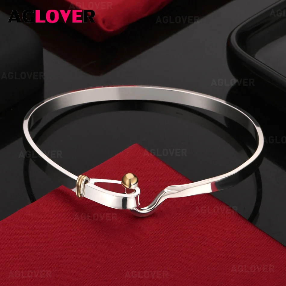 AGLOVER 925 Sterling Silver Exquisite Knotted Buckle Bracelet Woman Charm Fashion Engagement Jewelry
AGLOVER 925 Sterling Silver Exquisite Knotted Buckle Bracelet Woman Charm Fashion Engagement Jewelry