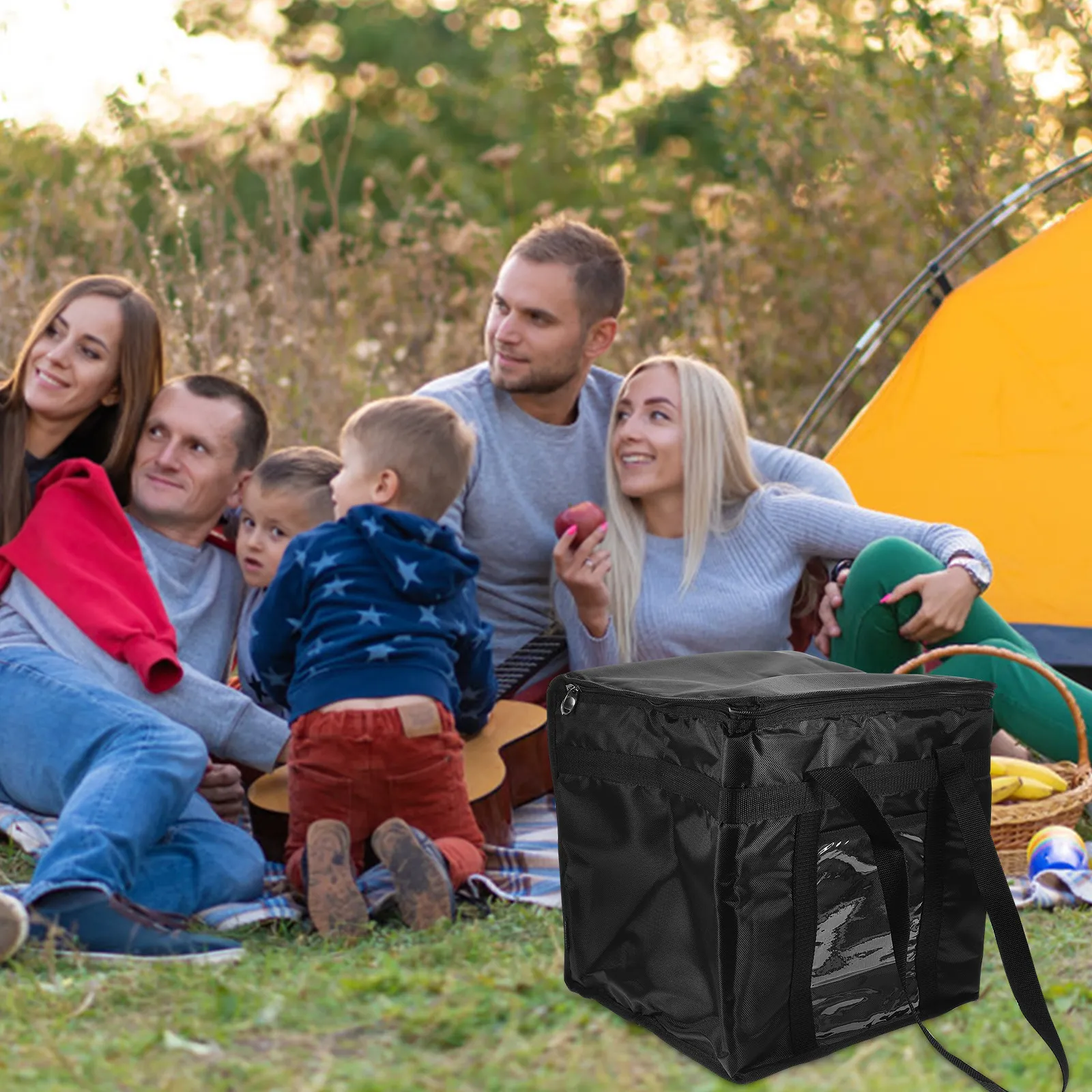 Reusable Insulated Food Delivery Bag Heavy-Duty Thermal Storage Carrier for Hot Meals Takeaway Cake Grocery Lunch Portable
Reusable Insulated Food Delivery Bag Heavy-Duty Thermal Storage Carrier for Hot Meals Takeaway Cake Grocery Lunch Portable