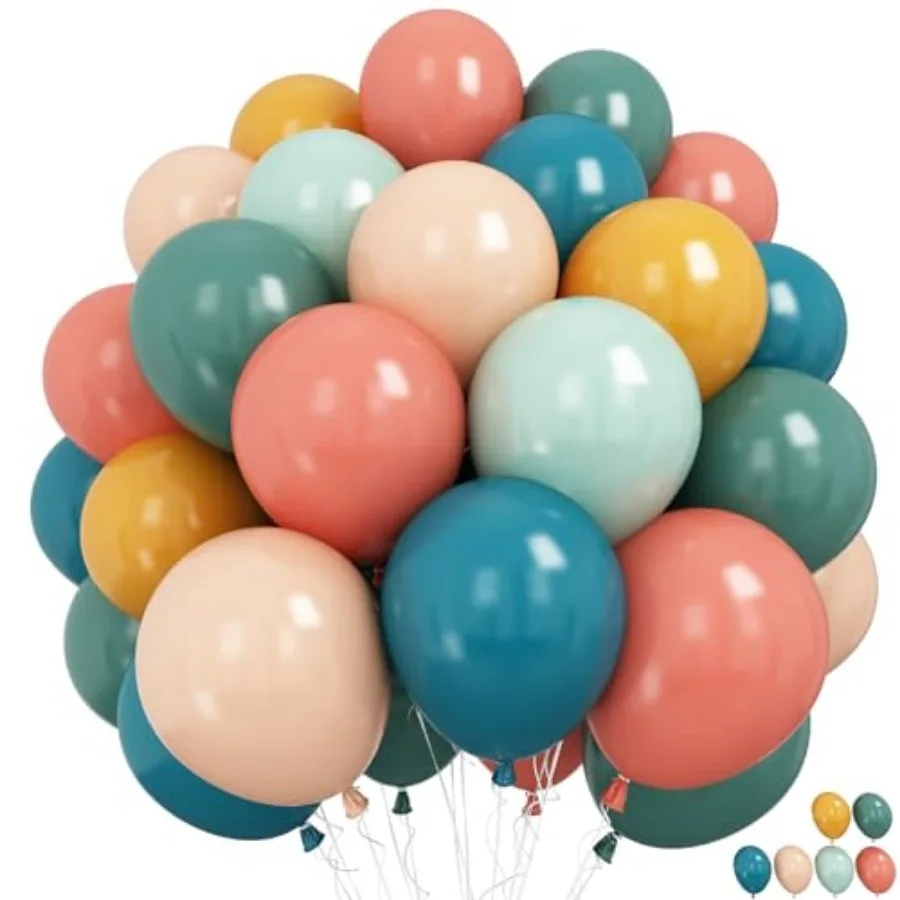 Boho Balloons 60 Pcs Teal Blush Dark Light Orange Balloon Balloons for Thanksgiving Fall Autumn Baby Shower Decor Safari Birthd
Boho Balloons 60 Pcs Teal Blush Dark Light Orange Balloon Balloons for Thanksgiving Fall Autumn Baby Shower Decor Safari Birthd