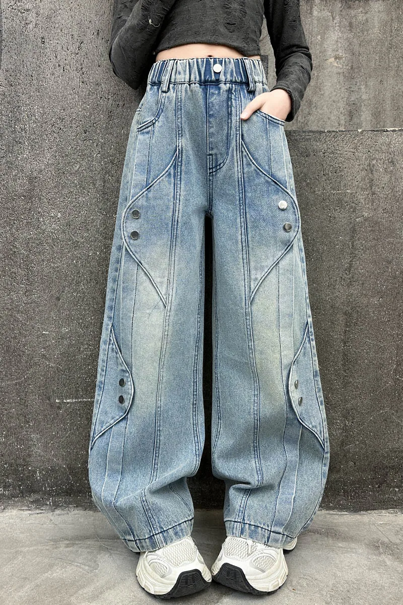 2025 Spring and Autumn Loose-leaf Denim Straight Pants Fashion Slim-fit High Quality High Quality
2025 Spring and Autumn Loose-leaf Denim Straight Pants Fashion Slim-fit High Quality High Quality