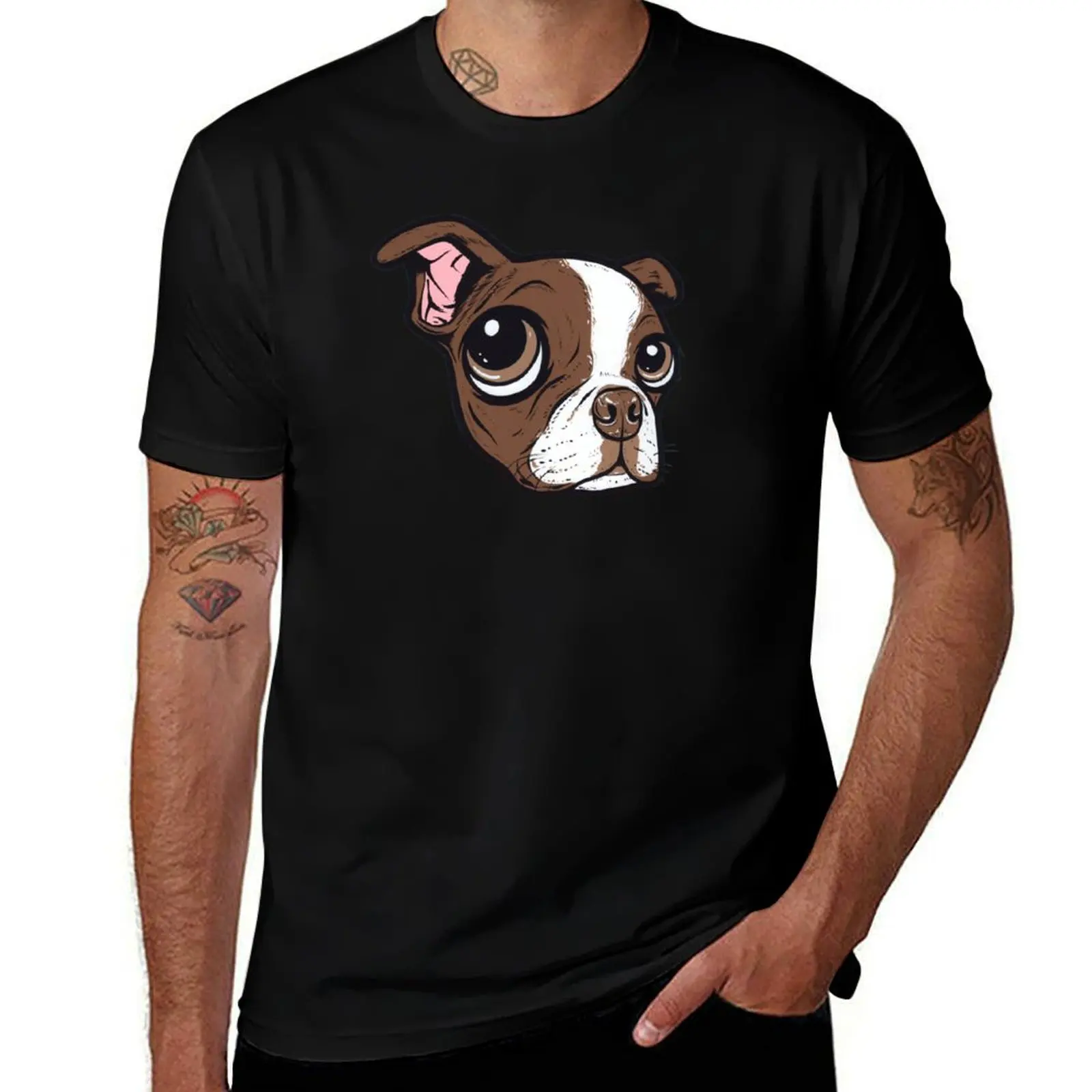 Brown Boston Terrier T-Shirt t shirts for man graphic vintage t shirts designer T-Shirt
Brown Boston Terrier T-Shirt t shirts for man graphic vintage t shirts designer T-Shirt