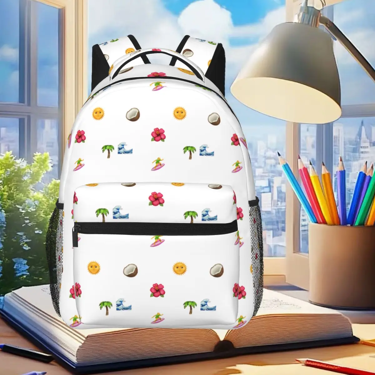 Beachy Coconut Girl Icons Student Backpack School Bag Hiking Travel Daypack for Men Women Fashion Bookbag Shoulder Bags
Beachy Coconut Girl Icons Student Backpack School Bag Hiking Travel Daypack for Men Women Fashion Bookbag Shoulder Bags
