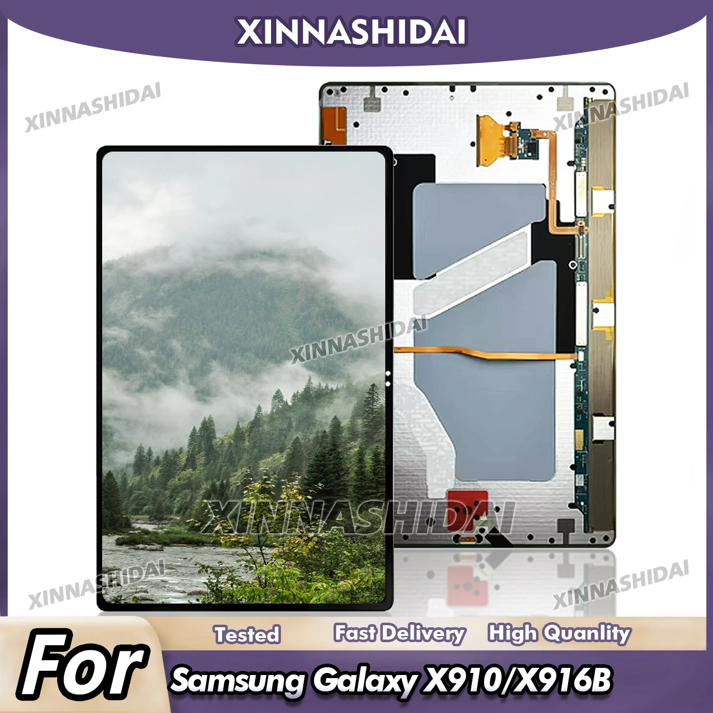 14.6” New Display For Samsung Galaxy Samsung Galaxy X910/X916B LCD Display Touch Screen Digitizer Assembly LCD Replacement
14.6” New Display For Samsung Galaxy Samsung Galaxy X910/X916B LCD Display Touch Screen Digitizer Assembly LCD Replacement