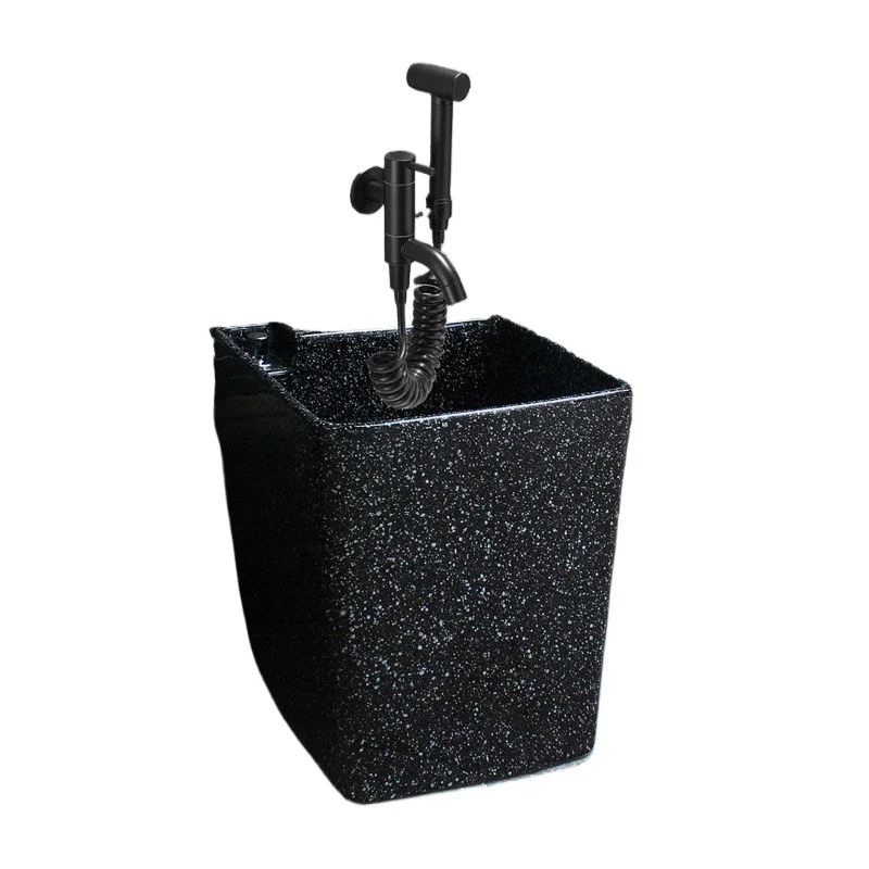 Ceramic mop pool Balcony Household mop pool Taiwan control courtyard integrated square wash mop basin toilet
Ceramic mop pool Balcony Household mop pool Taiwan control courtyard integrated square wash mop basin toilet