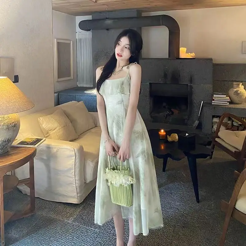 Sweet Dresses Women Tender French Style Female Elegant Summer Midi Holiday Faddish Leisure Retro Aesthetic
Sweet Dresses Women Tender French Style Female Elegant Summer Midi Holiday Faddish Leisure Retro Aesthetic