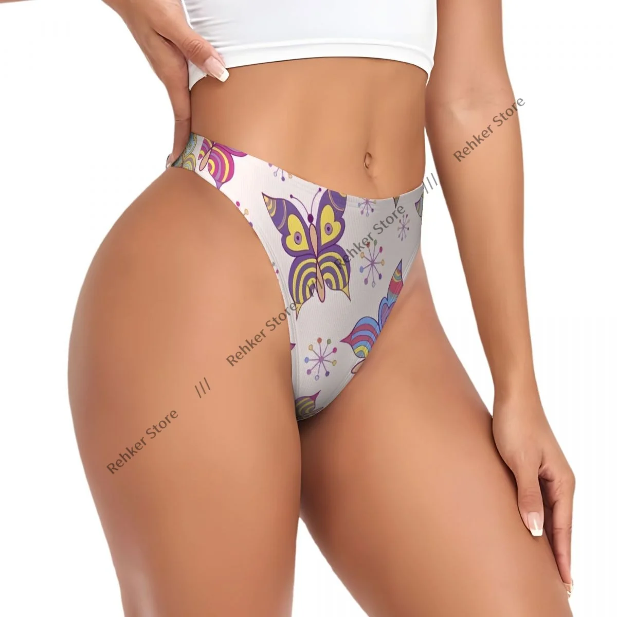 Стринги для женщин, трусики-стринги с V-образной талией, разноцветные бабочки, розовый фон, нижнее белье, дышащие трусы
Стринги для женщин, трусики-стринги с V-образной талией, разноцветные бабочки, розовый фон, нижнее белье, дышащие трусы