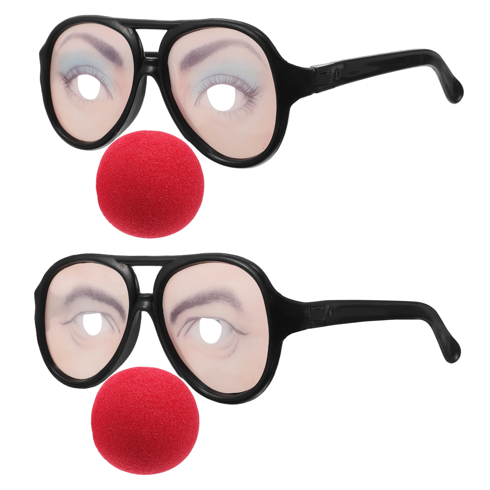 2Pcs Novelty with Eyes Halloween Costume Party Accessories Hilarious Glasses Unisex Funny Photo Booth Props Abs Silly Props
2Pcs Novelty with Eyes Halloween Costume Party Accessories Hilarious Glasses Unisex Funny Photo Booth Props Abs Silly Props