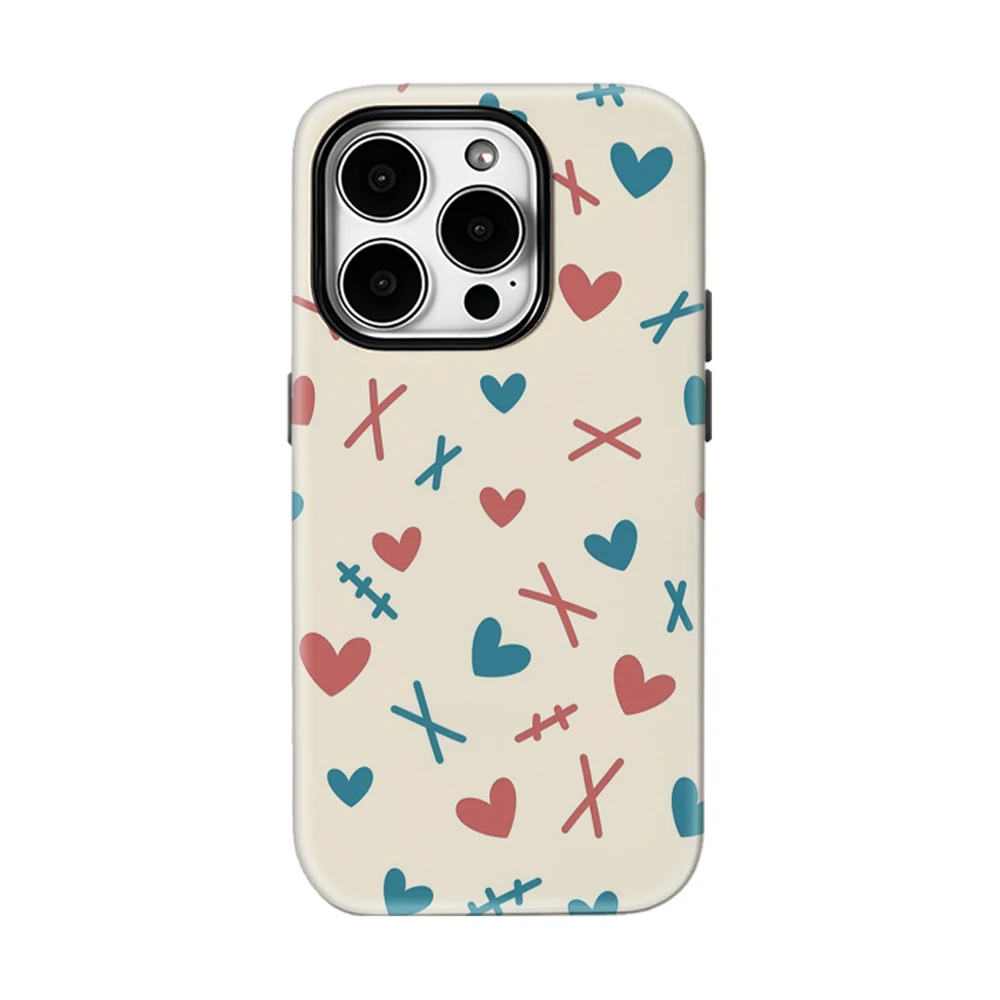 X & Hearts Phone Case for IPhone 17 16 15 14 13 Pro Max Plus for Magnetic Single Double-layer Tough Case
X & Hearts Phone Case for IPhone 17 16 15 14 13 Pro Max Plus for Magnetic Single Double-layer Tough Case