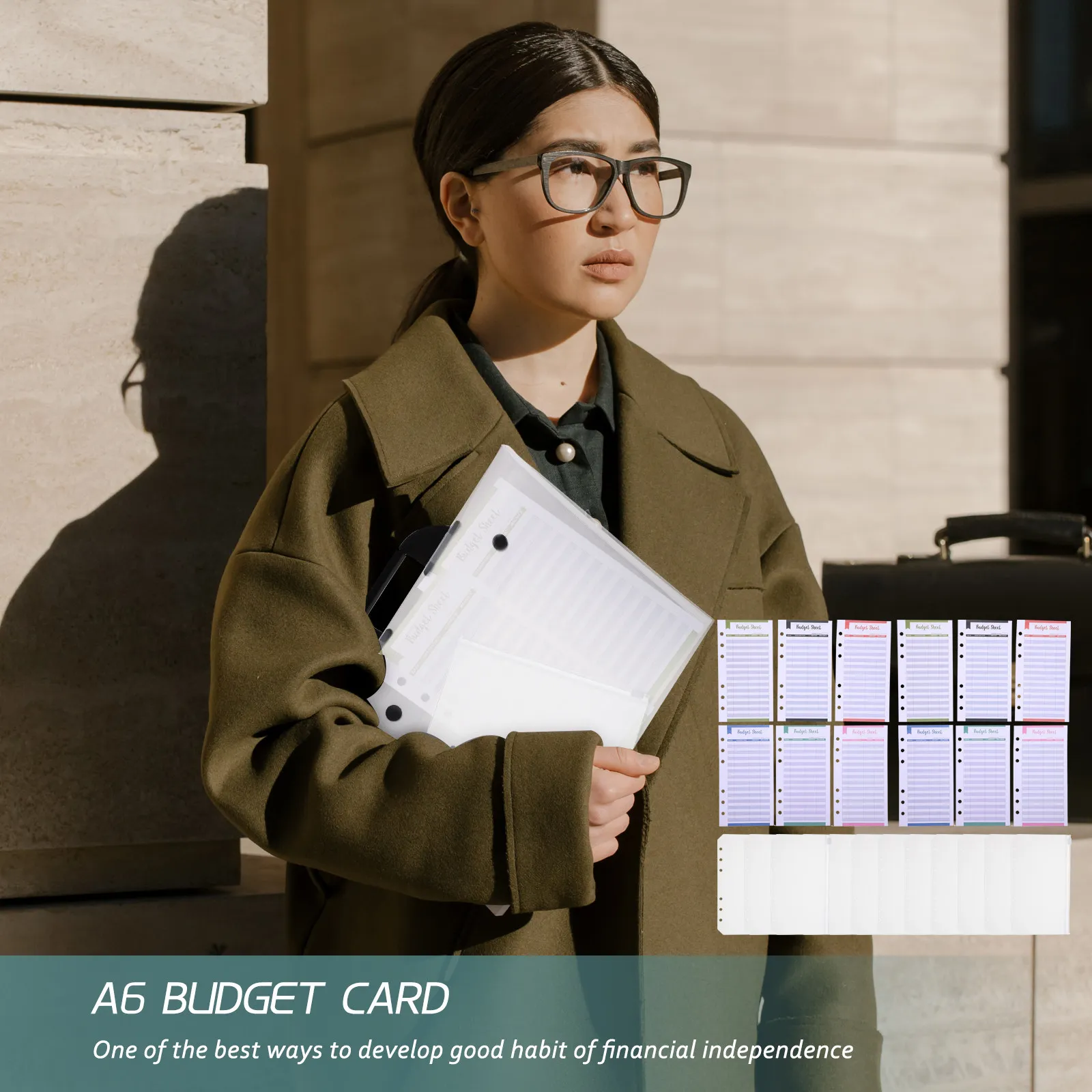 24Pcs Budget Binder Inserts A6 Size PVC Zipper Folders for Expense Tracking Money Organization Financial Control Loose Leaf
24Pcs Budget Binder Inserts A6 Size PVC Zipper Folders for Expense Tracking Money Organization Financial Control Loose Leaf