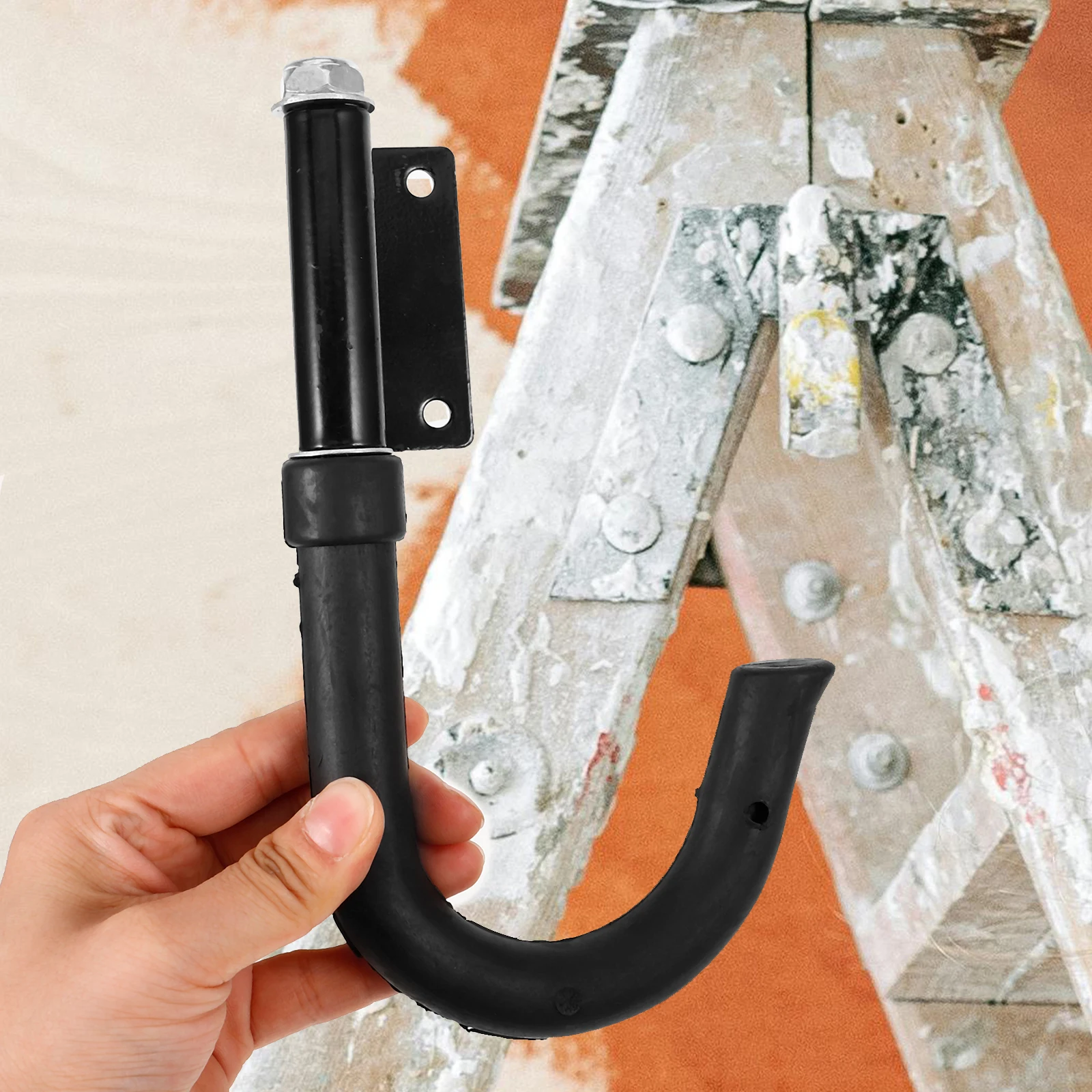 Ladder Hooks Accessories Metal Stabilizer for Fence Roof Black Outdoors Garage Heavy Duty Extension Anti Fall Hook Portable
Ladder Hooks Accessories Metal Stabilizer for Fence Roof Black Outdoors Garage Heavy Duty Extension Anti Fall Hook Portable