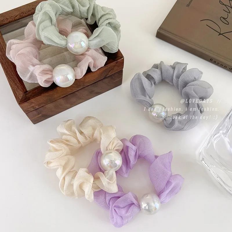 Scrunchie Pearl Embellished Candy Color Fabric Hair Band for Bun Girls Everyday Stretchy Lightweight Premium Soft
Scrunchie Pearl Embellished Candy Color Fabric Hair Band for Bun Girls Everyday Stretchy Lightweight Premium Soft