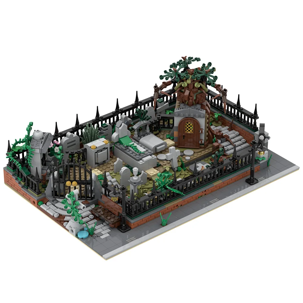 Gorbricks MOC Modular Graveyard MOC and Hidden Side 70420 set stand Building Blocks Toys Gift
Gorbricks MOC Modular Graveyard MOC and Hidden Side 70420 set stand Building Blocks Toys Gift