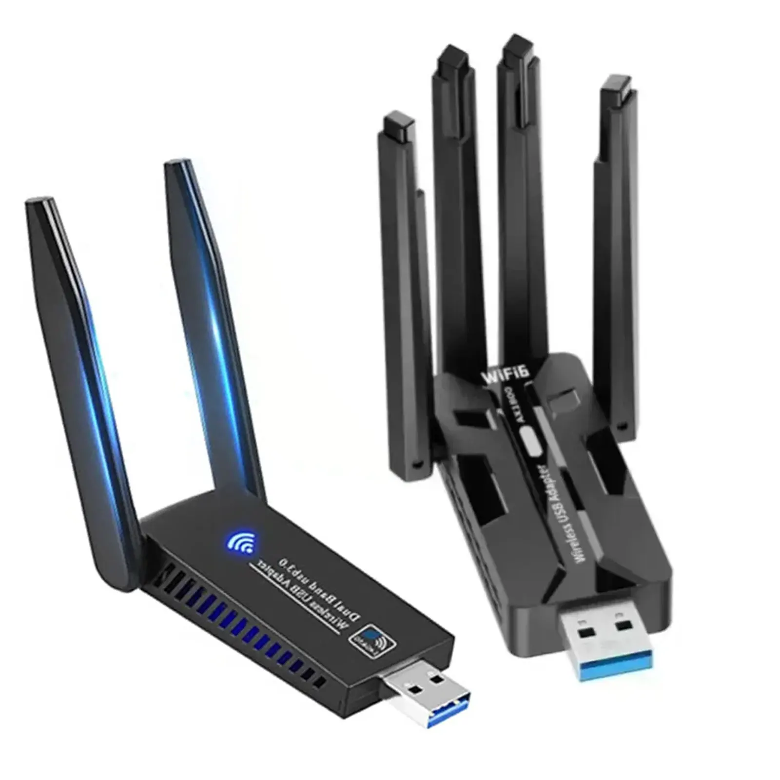 WiFi 6 USB Adapter: Dual-Band 1800Mbps 4-Antenna High-Gain Wireless Network Card for Desktop/Laptop, Long-Range Connectivity, Support Win 11/10/8/7, Dual NIC Capabilities, Fast & Stable Signal for Gaming, Streaming & Office Work
WiFi 6 USB Adapter: Dual-Band 1800Mbps 4-Antenna High-Gain Wireless Network Card for Desktop/Laptop, Long-Range Connectivity, Support Win 11/10/8/7, Dual NIC Capabilities, Fast & Stable Signal for Gaming, Streaming & Office Work