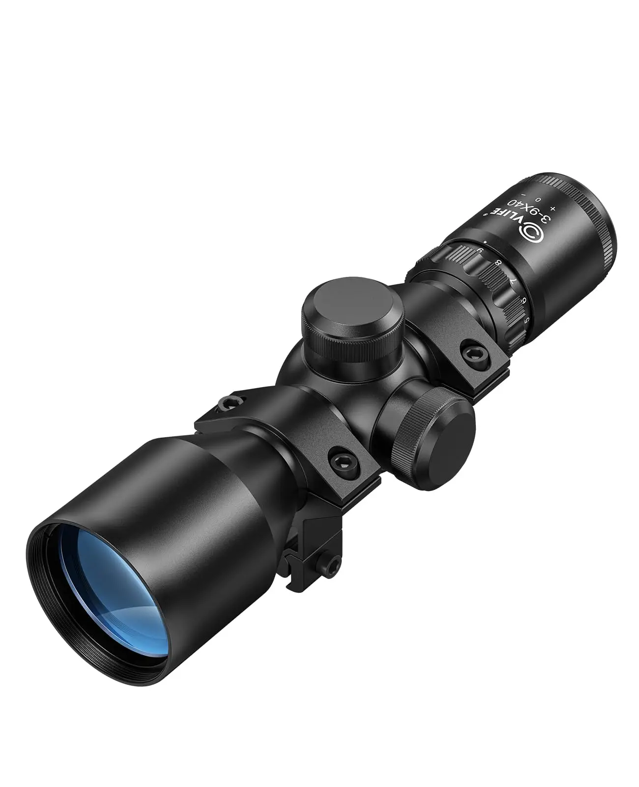 3-9x40 Compact RifleScope Crosshair Reticle with Mounts for Quick Aiming Made Of High-strength Aluminum Alloy
3-9x40 Compact RifleScope Crosshair Reticle with Mounts for Quick Aiming Made Of High-strength Aluminum Alloy