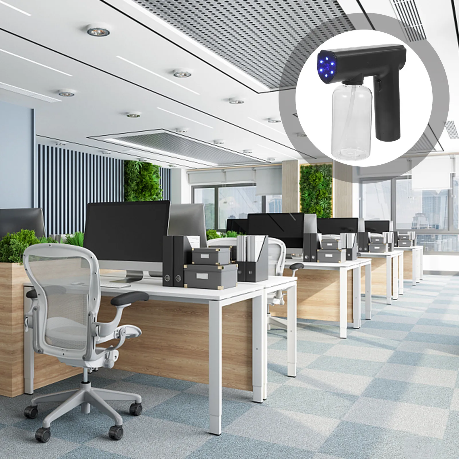 1 комплект портативного беспроводного распылителя для дезинфекции, ручной распылитель с большим резервуаром для воды, для использования в помещении и на улице
1 комплект портативного беспроводного распылителя для дезинфекции, ручной распылитель с большим резервуаром для воды, для использования в помещении и на улице