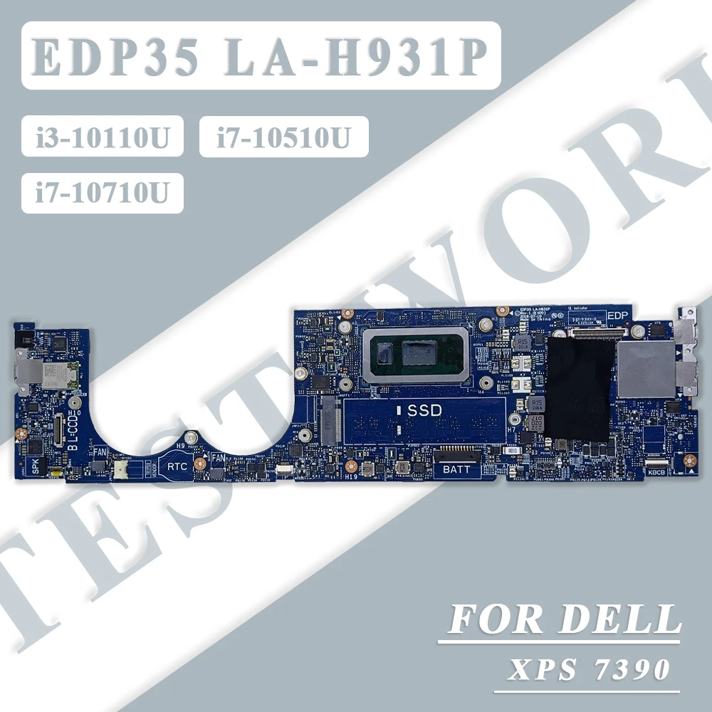 EDP35 LA-H931P для ноутбука Dell XPS 7390, материнская плата с процессором i3/i7-10-го поколения, оперативная память 4G 8G 16G CN-068V0G 0F3VKC, материнская плата для ноутбука
EDP35 LA-H931P для ноутбука Dell XPS 7390, материнская плата с процессором i3/i7-10-го поколения, оперативная память 4G 8G 16G CN-068V0G 0F3VKC, материнская плата для ноутбука
