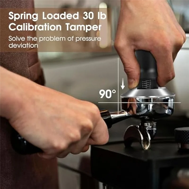 【OFF-SHELF】51Mm Espresso Accessories Kit,Espresso Distribution,Spring Loaded Calibrated Tamper Dosing Funnel,Distributor Leveler
【OFF-SHELF】51Mm Espresso Accessories Kit,Espresso Distribution,Spring Loaded Calibrated Tamper Dosing Funnel,Distributor Leveler