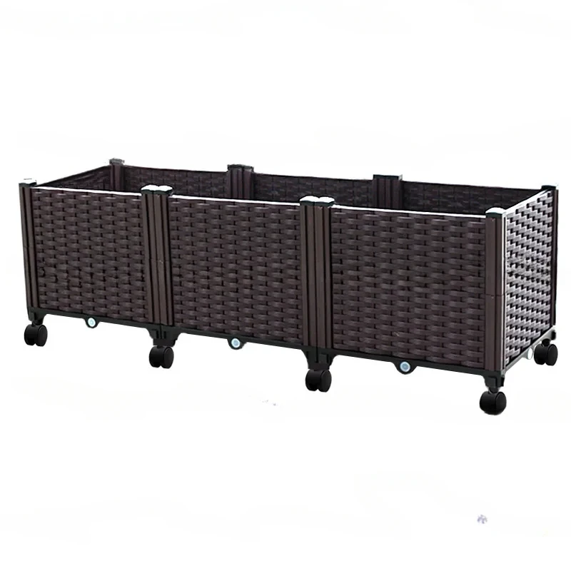 Balcony Planting Box Home Indoor Vegetable With Universal Wheels Movable Combination Flower Pot Large Size Garden Tool
Balcony Planting Box Home Indoor Vegetable With Universal Wheels Movable Combination Flower Pot Large Size Garden Tool