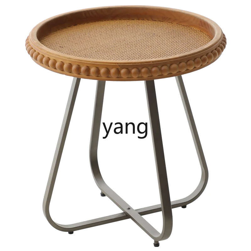 LH wrought iron homestay small coffee table rattan living room balcony sofa side table
LH wrought iron homestay small coffee table rattan living room balcony sofa side table