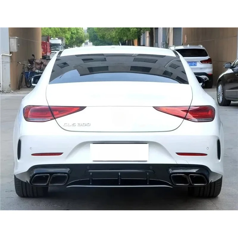 Factory Wholesale W257 Upgrade GT53 GT63 Rear Bumper Diffuser CLS63 Style Diffuser with Exhaust Pipe for CLS-class W257
Factory Wholesale W257 Upgrade GT53 GT63 Rear Bumper Diffuser CLS63 Style Diffuser with Exhaust Pipe for CLS-class W257