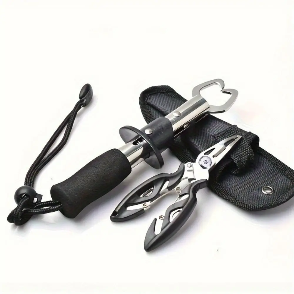 Stainless Steel Fishing Pliers Not Easy To Loosen Grip Control Fish Lip Gripper Durable and Sturdy Not Injuring Fish
Stainless Steel Fishing Pliers Not Easy To Loosen Grip Control Fish Lip Gripper Durable and Sturdy Not Injuring Fish