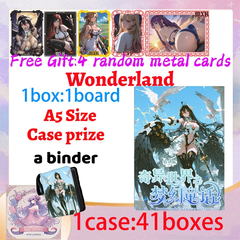 2025 Newest Wonderland:Dreamscape Fantasy A5 Size Waifu Boards Collection Box Doujin Booster Spicy Art Toy Gift for Hobbyists
2025 Newest Wonderland:Dreamscape Fantasy A5 Size Waifu Boards Collection Box Doujin Booster Spicy Art Toy Gift for Hobbyists