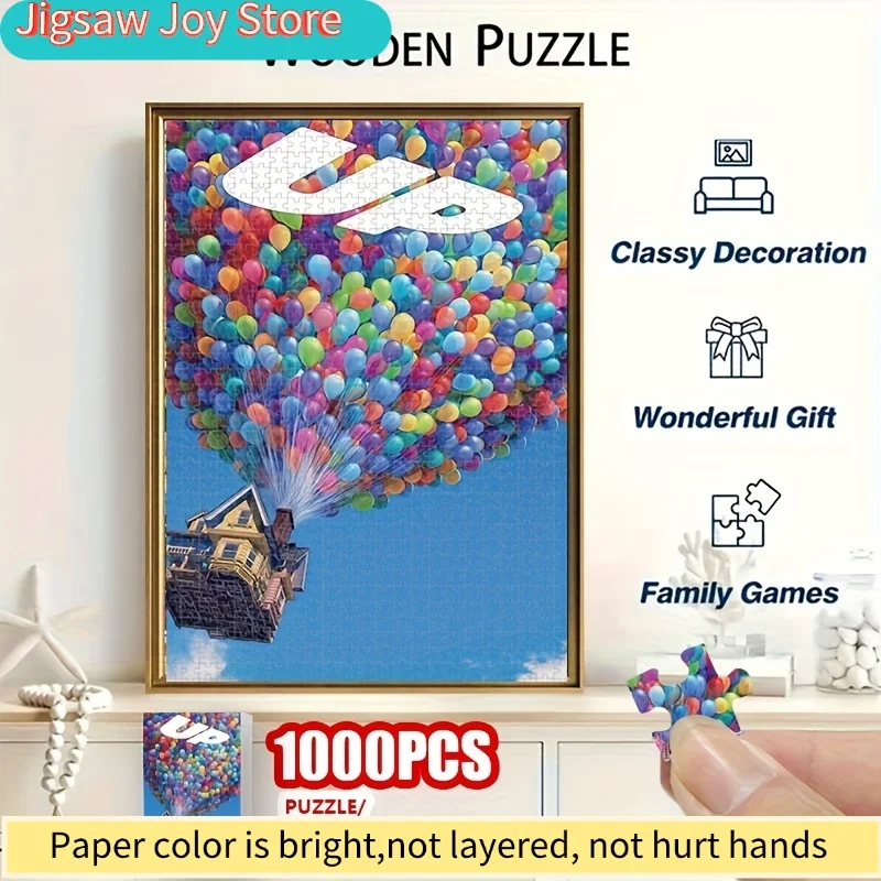 Premium 1000pcs Jigsaw Puzzle Featuring The UP 2009 Movie Poster, Ideal for Family Fun. Measures 50.8X76.2 cm with a Vibrant P
Premium 1000pcs Jigsaw Puzzle Featuring The UP 2009 Movie Poster, Ideal for Family Fun. Measures 50.8X76.2 cm with a Vibrant P