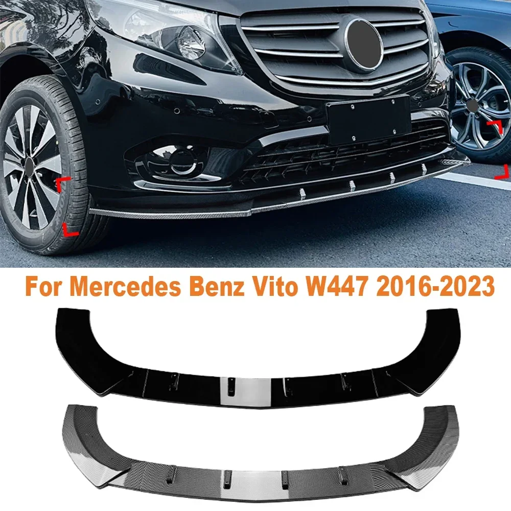 Car Front Bumper Lip Splitter Diffuser Body Kits Spoiler Bumper Guard Accessories For Mercedes Benz Vito W447 2016-2023
Car Front Bumper Lip Splitter Diffuser Body Kits Spoiler Bumper Guard Accessories For Mercedes Benz Vito W447 2016-2023