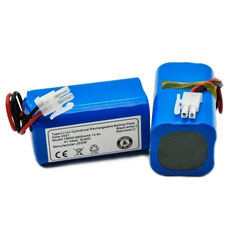 Chuwi iLife A4 A4S A6 Robot Vacuum Cleaner Rechargeable Battery Original 14.8V 6800mAh INR18650 4S1P
Chuwi iLife A4 A4S A6 Robot Vacuum Cleaner Rechargeable Battery Original 14.8V 6800mAh INR18650 4S1P