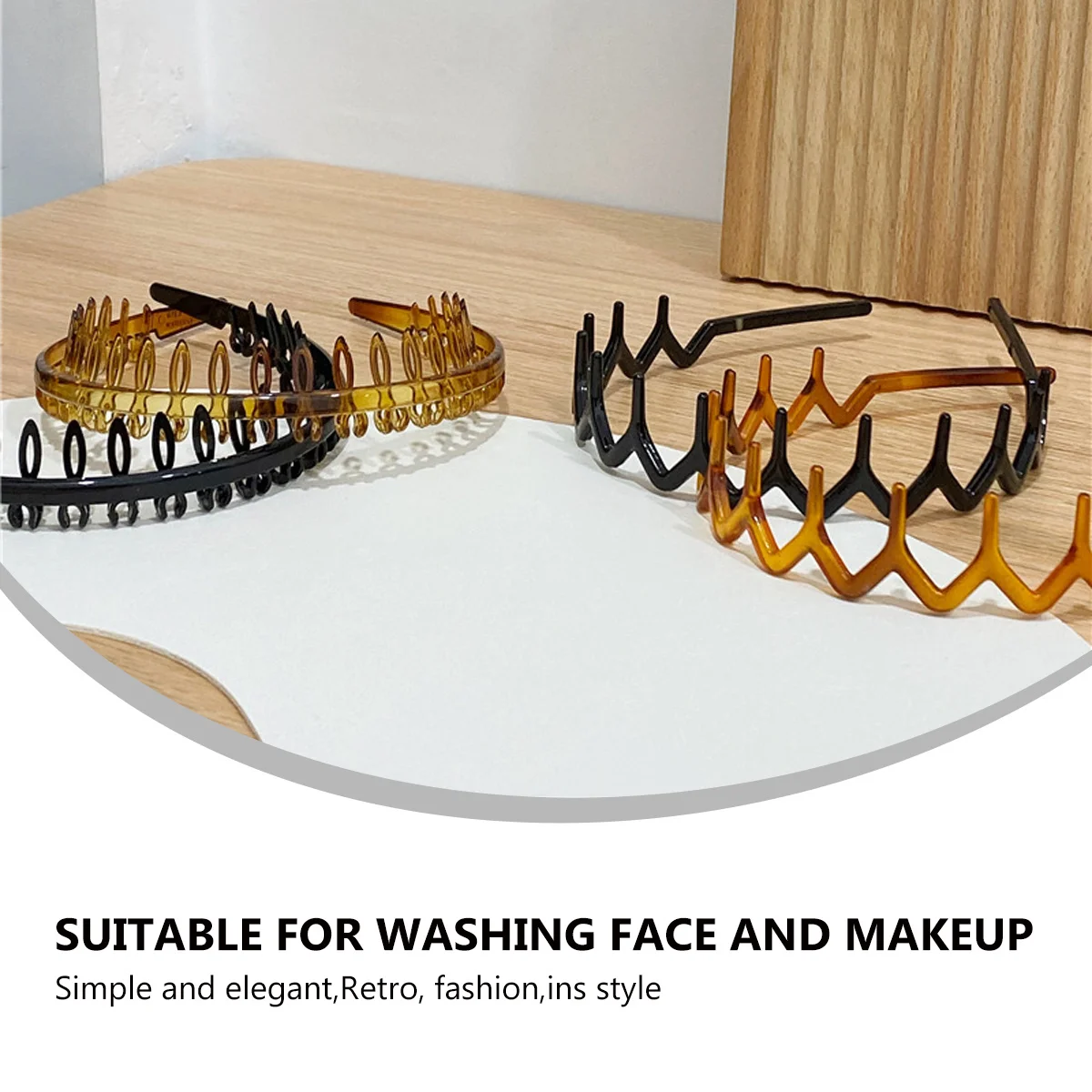 4Pcs Anti-Slip Hair Accessories Retro Simple Branch Hair Band Face Washing Headband Women Headwrap Black Tawny
4Pcs Anti-Slip Hair Accessories Retro Simple Branch Hair Band Face Washing Headband Women Headwrap Black Tawny