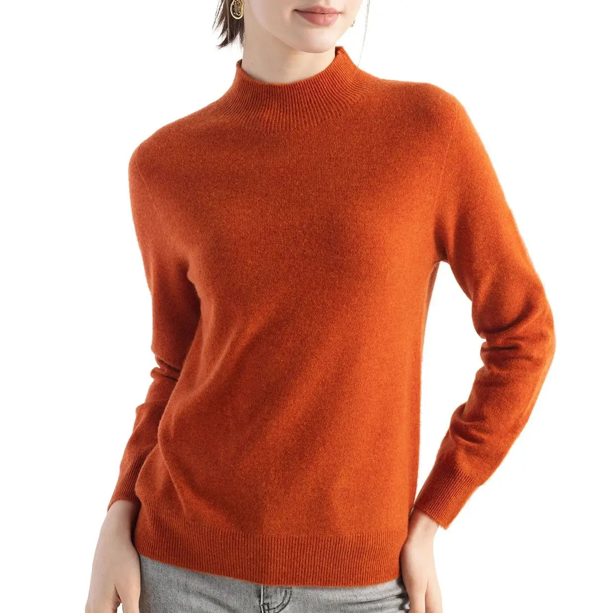 Cashmere Sweater for Women Turtleneck Knitted Sweaters Wool Knit Top Fall Winter Soft Warm Long Sleeve Pullover Fashion Clothing
Cashmere Sweater for Women Turtleneck Knitted Sweaters Wool Knit Top Fall Winter Soft Warm Long Sleeve Pullover Fashion Clothing