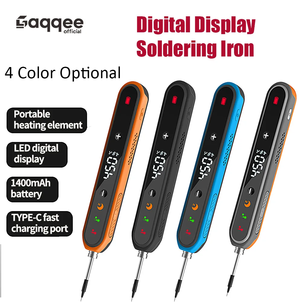 DC 5V Mini Digital Intelligent Electric Soldering Iron USB Type-C Soldering Iron Set Adjustable Temperature DIY Repair Welding
DC 5V Mini Digital Intelligent Electric Soldering Iron USB Type-C Soldering Iron Set Adjustable Temperature DIY Repair Welding